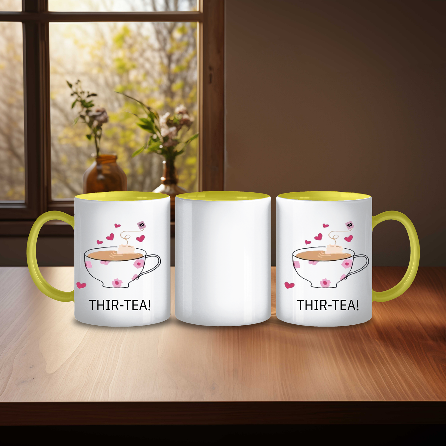 Milestone Birthday Tea Mug: 30th, 40th, 50th, 60th, 70th, 80th, 90th Gift