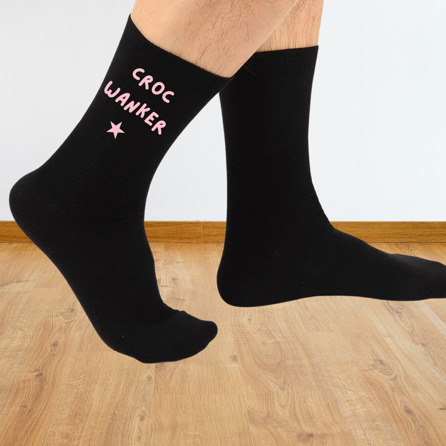 Funny Custom Text Socks - Unisex Novelty Gift