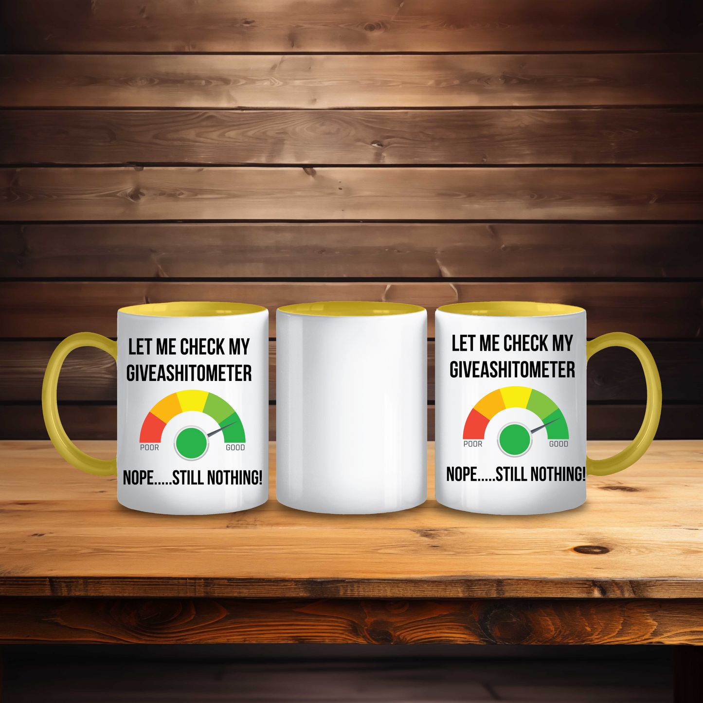 Give A Shit O ' Metre Mug