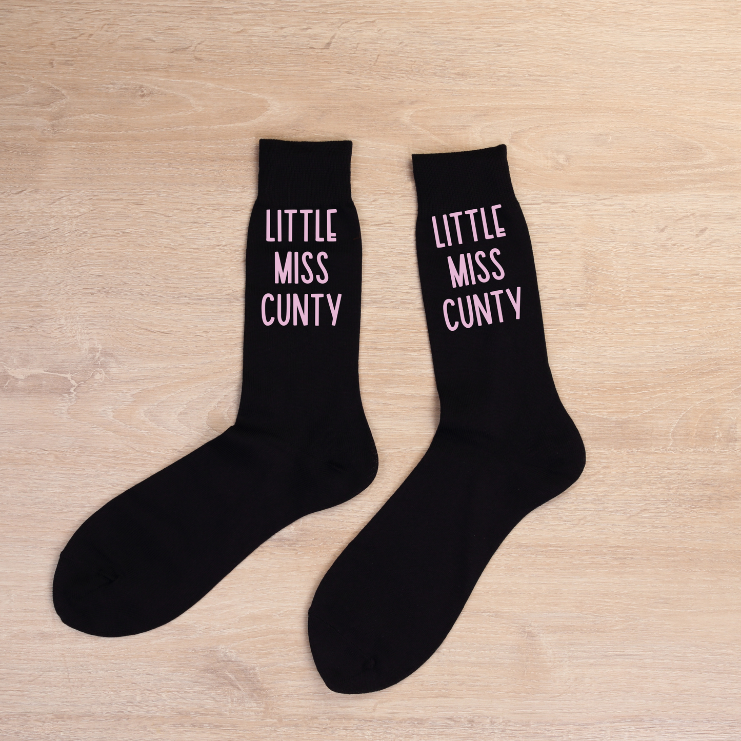 Funny Custom Text Socks - Unisex Novelty Gift