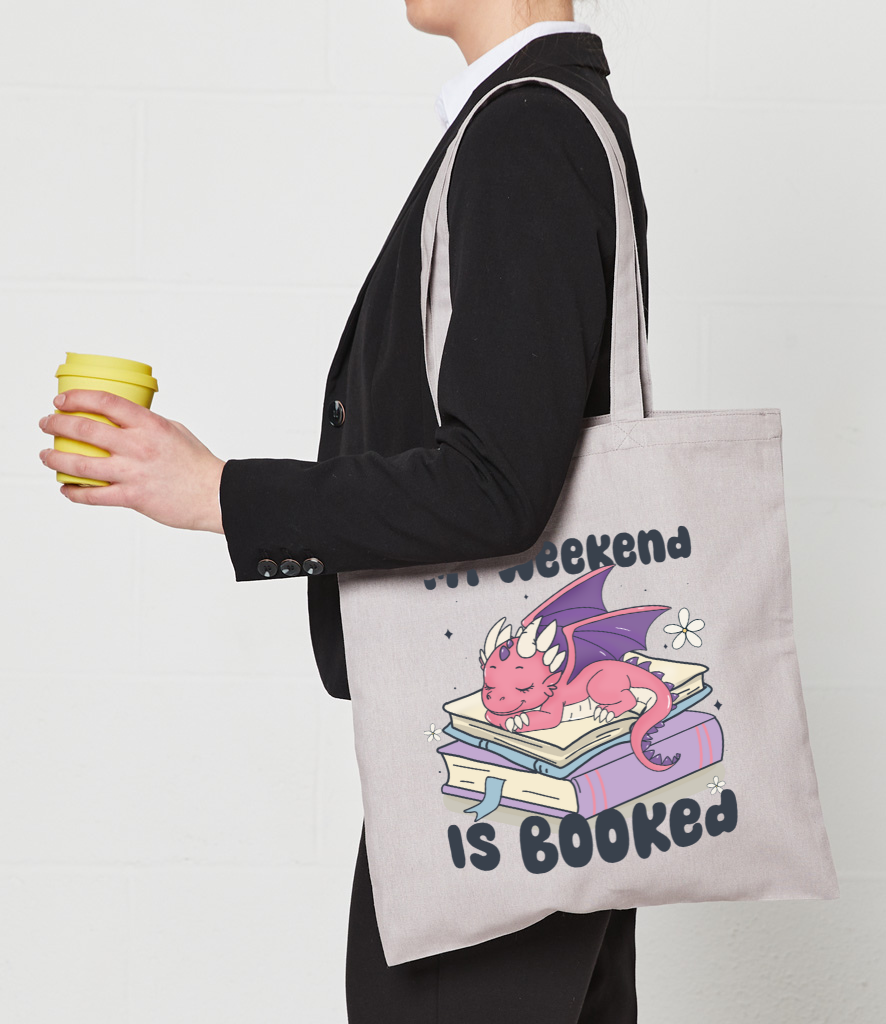 My weekend is booked Tote Bag