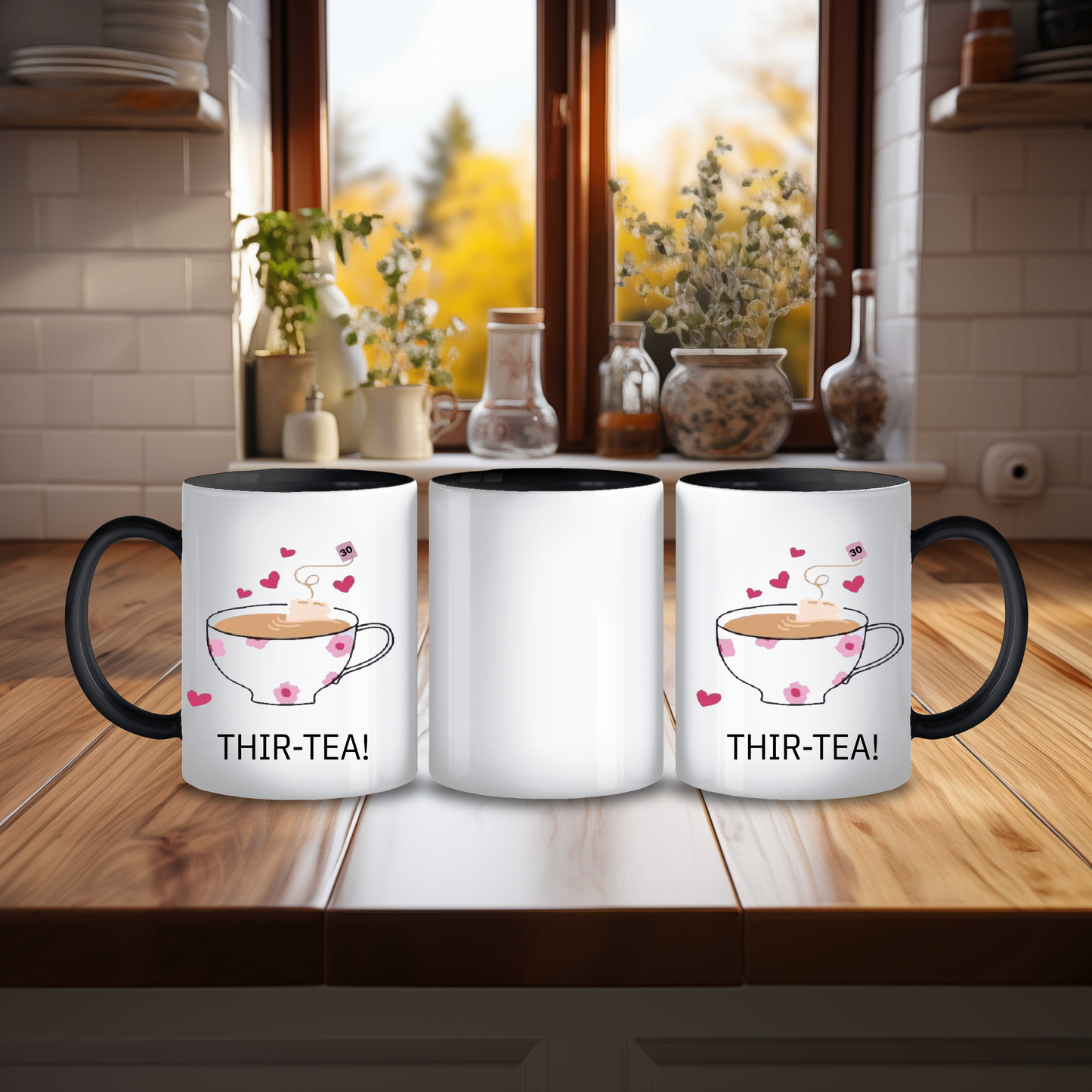 Milestone Birthday Tea Mug: 30th, 40th, 50th, 60th, 70th, 80th, 90th Gift