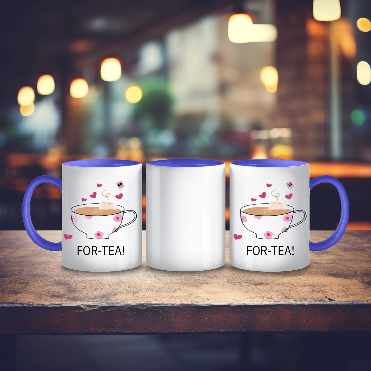 Milestone Birthday Tea Mug: 30th, 40th, 50th, 60th, 70th, 80th, 90th Gift