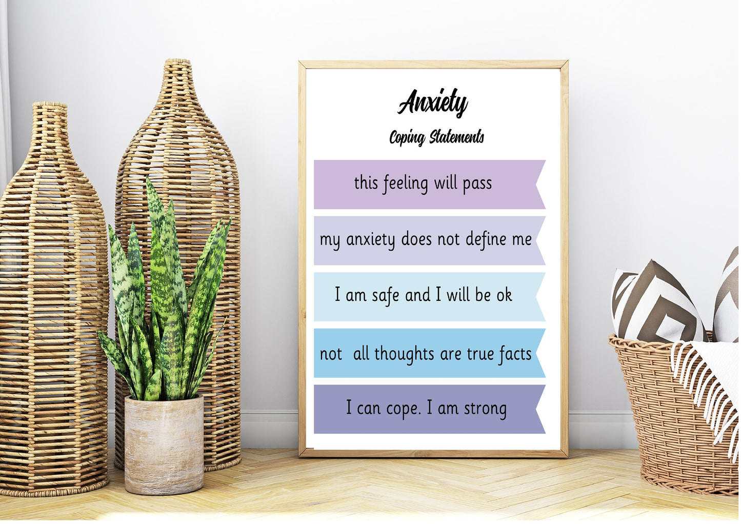 Anxiety Coping Statements Print