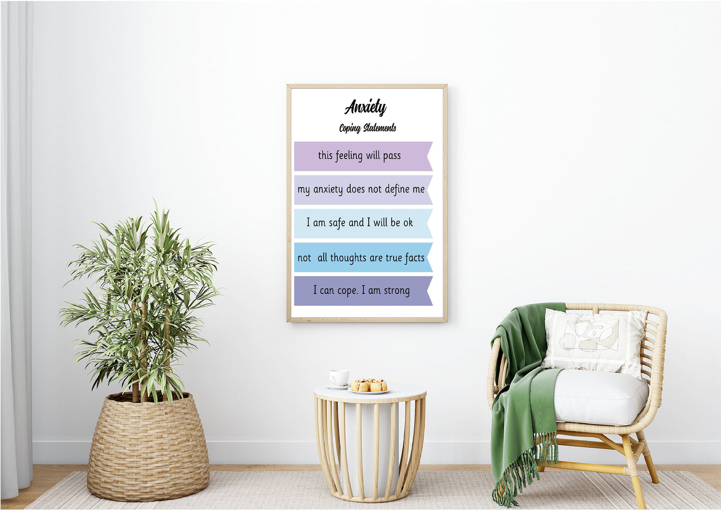 Anxiety Coping Statements Print