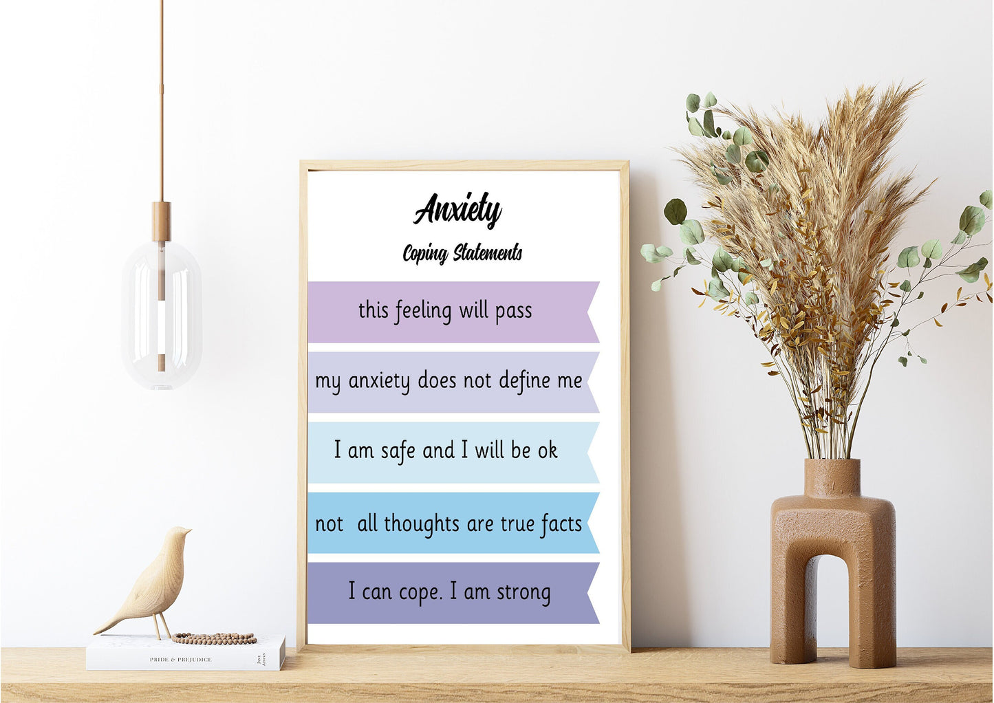 Anxiety Coping Statements Print