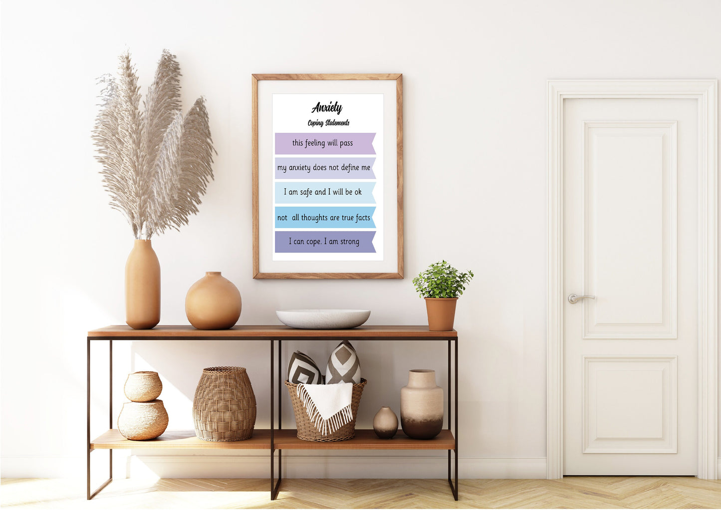 Anxiety Coping Statements Print