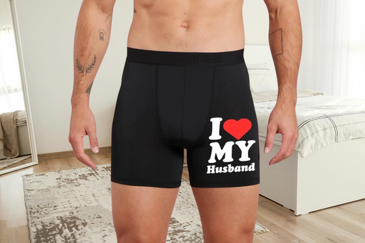 I Love My Husband Boxers