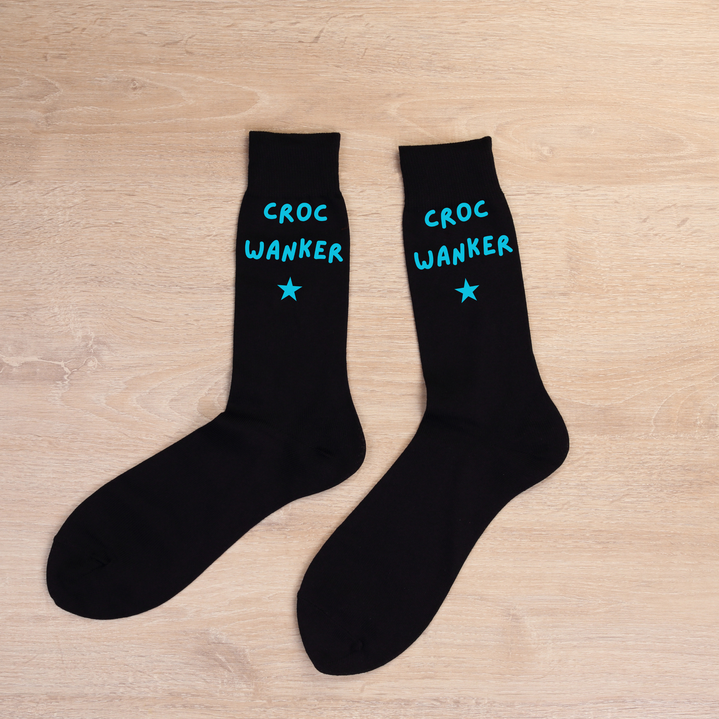 Funny Custom Text Socks - Unisex Novelty Gift
