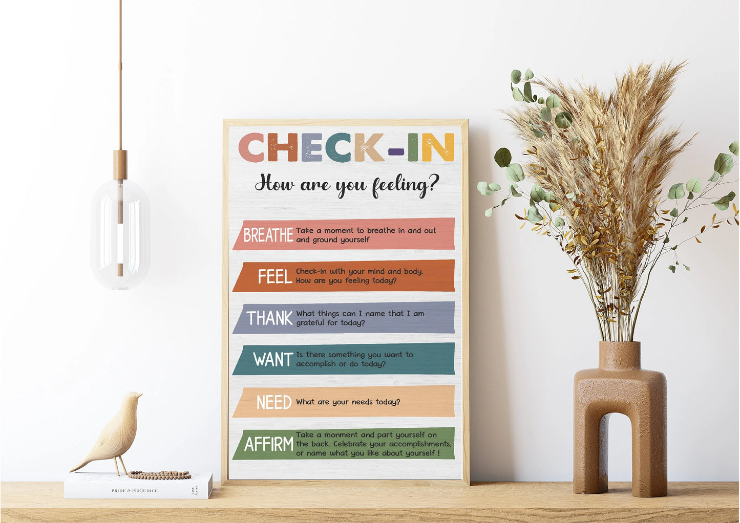 Feelings Check-In Print