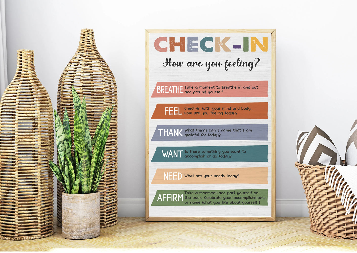 Feelings Check-In Print