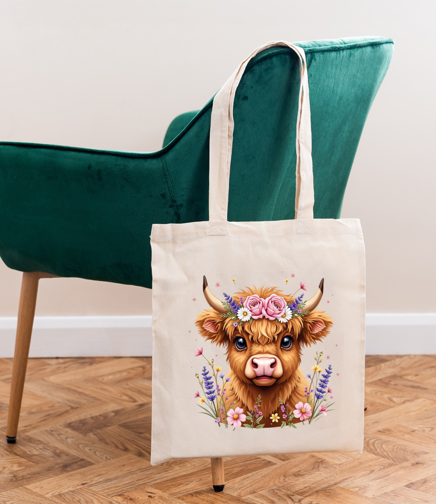 Highland Cow Tote Bag