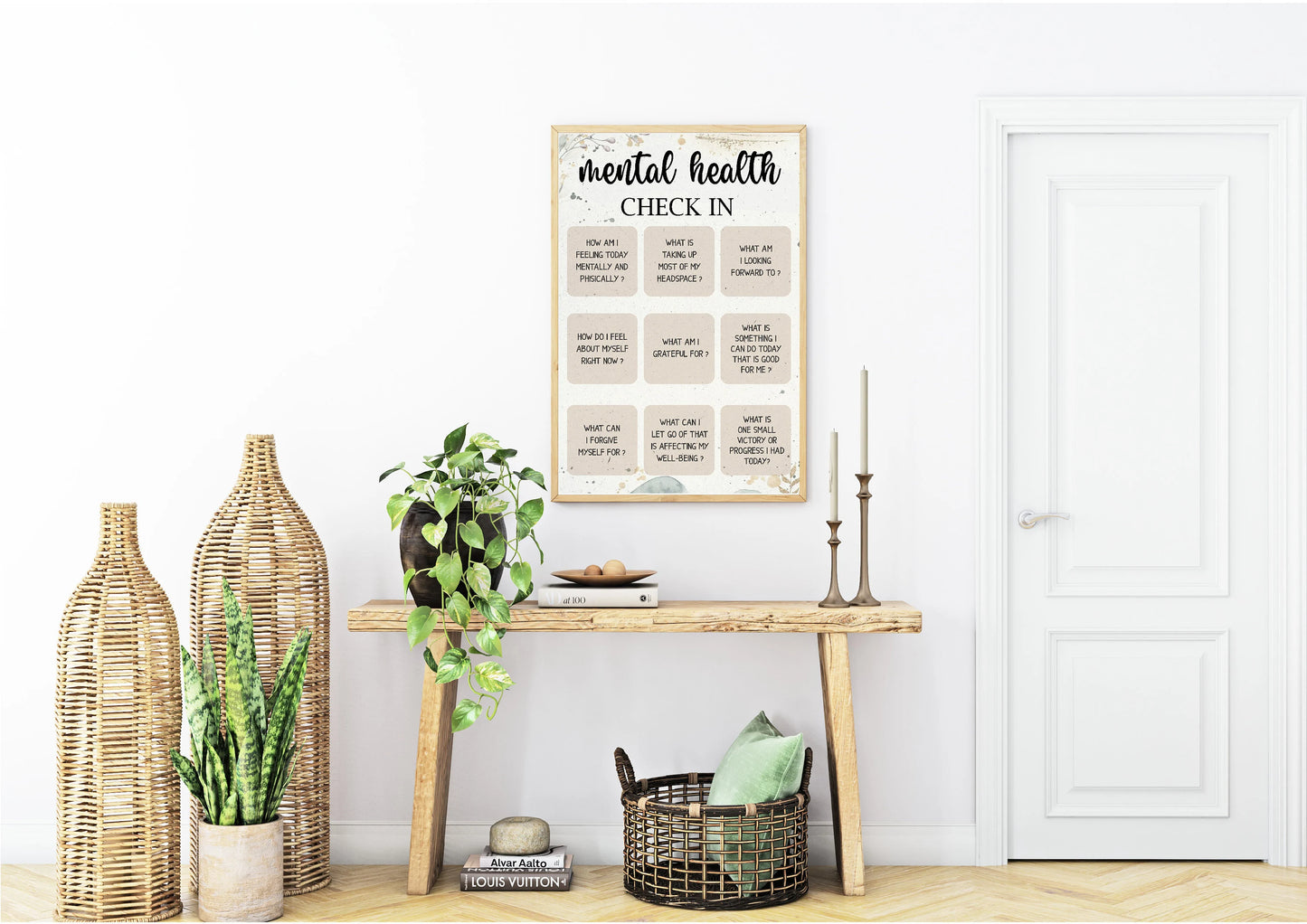 Mental Health Check In Print