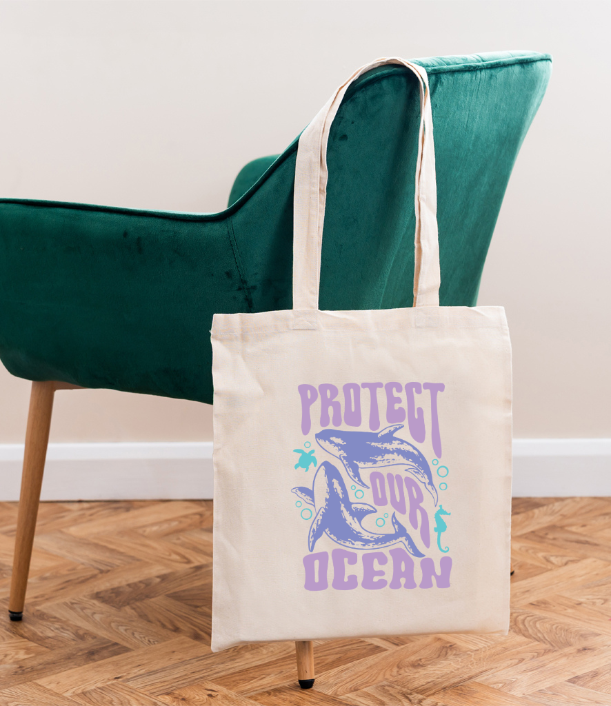Protect Our Ocean Tote Bag
