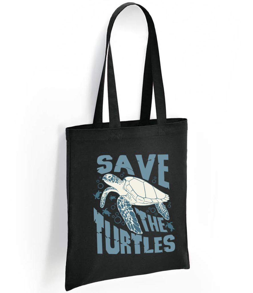 Save the Turtles Tote Bag