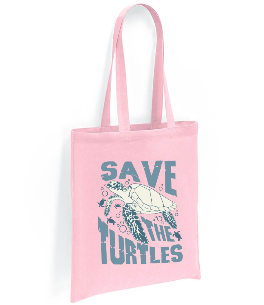Save the Turtles Tote Bag