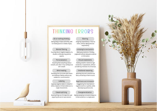 Thinking Errors Print