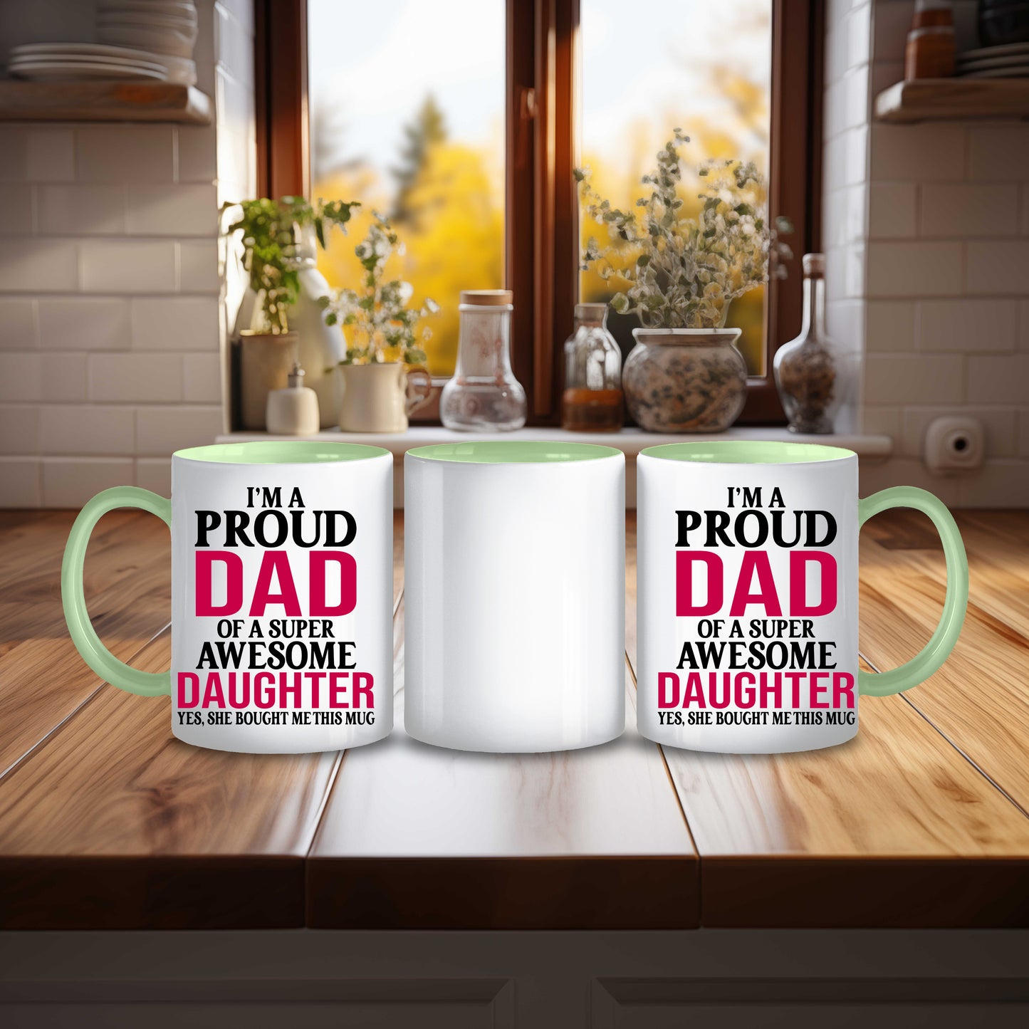 Funny Father of an Awesome Daughter Mug