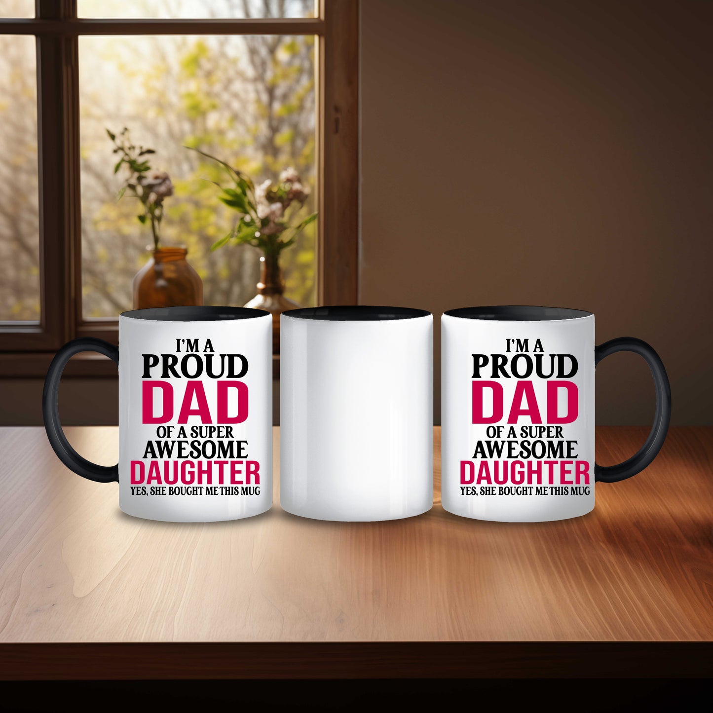 Funny Father of an Awesome Daughter Mug