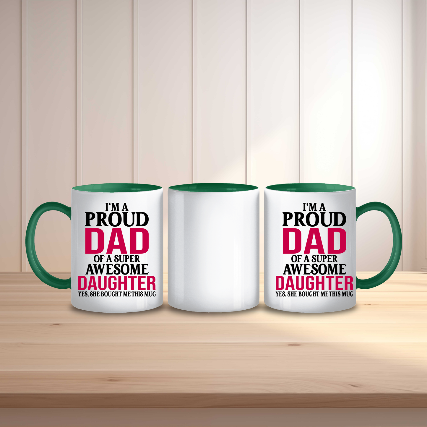 Funny Father of an Awesome Daughter Mug