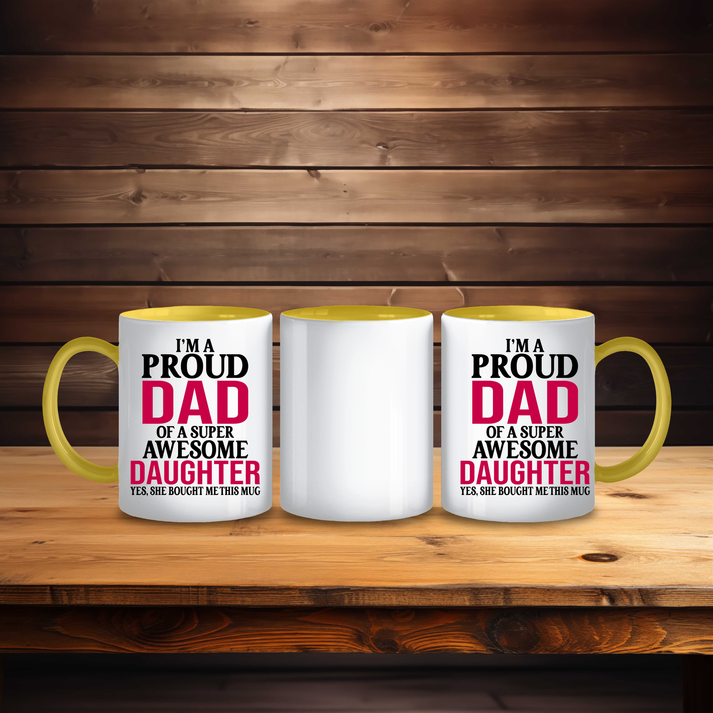 Funny Father of an Awesome Daughter Mug