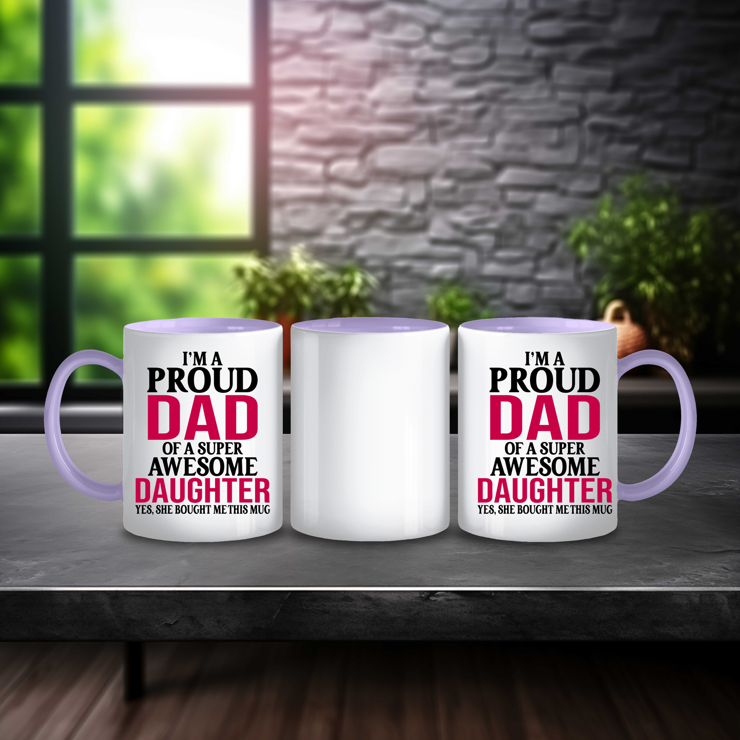 Funny Father of an Awesome Daughter Mug