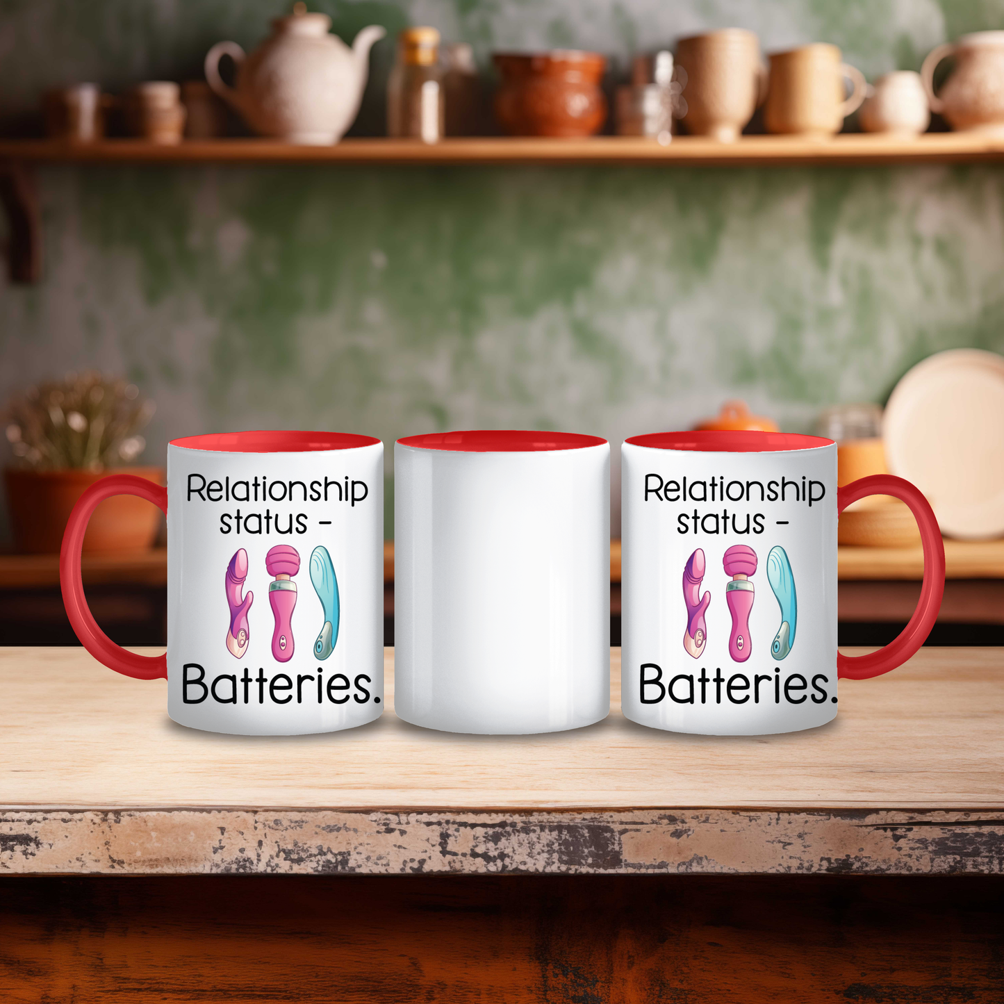Relationship Status Batteries Mug
