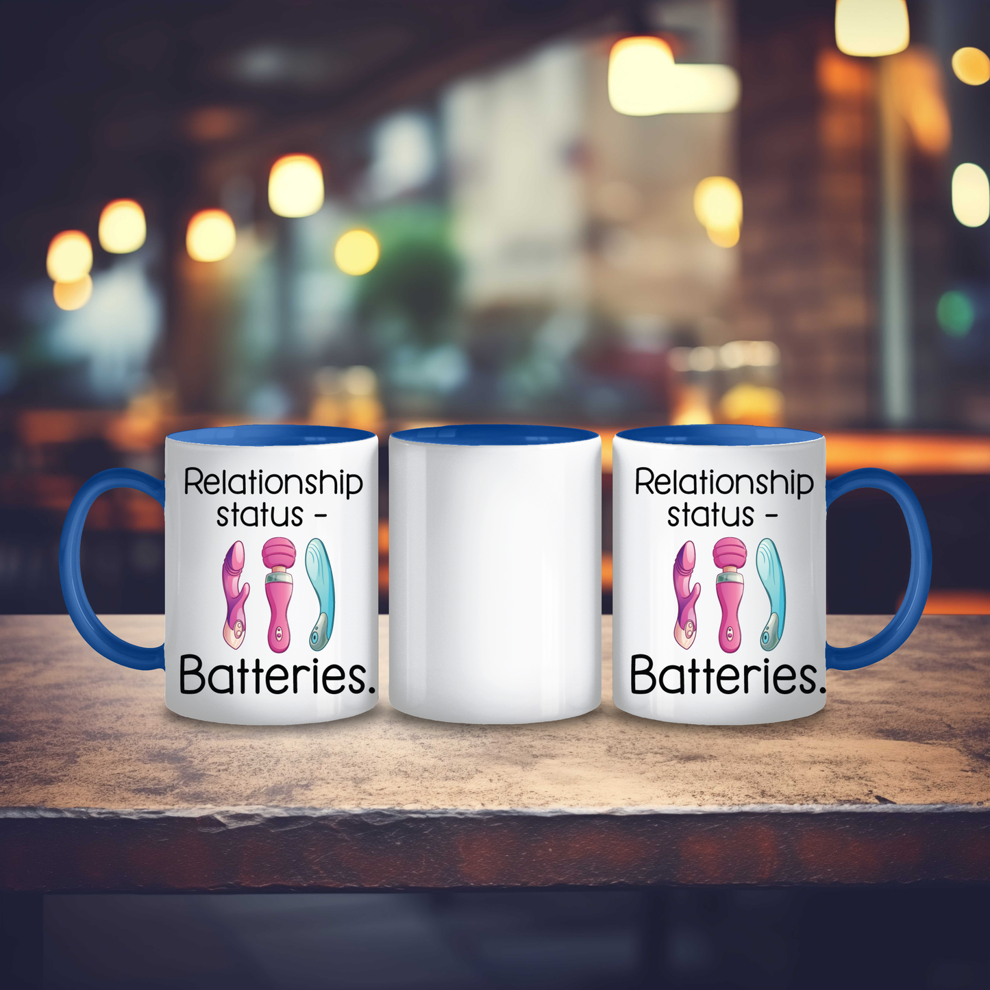 Relationship Status Batteries Mug
