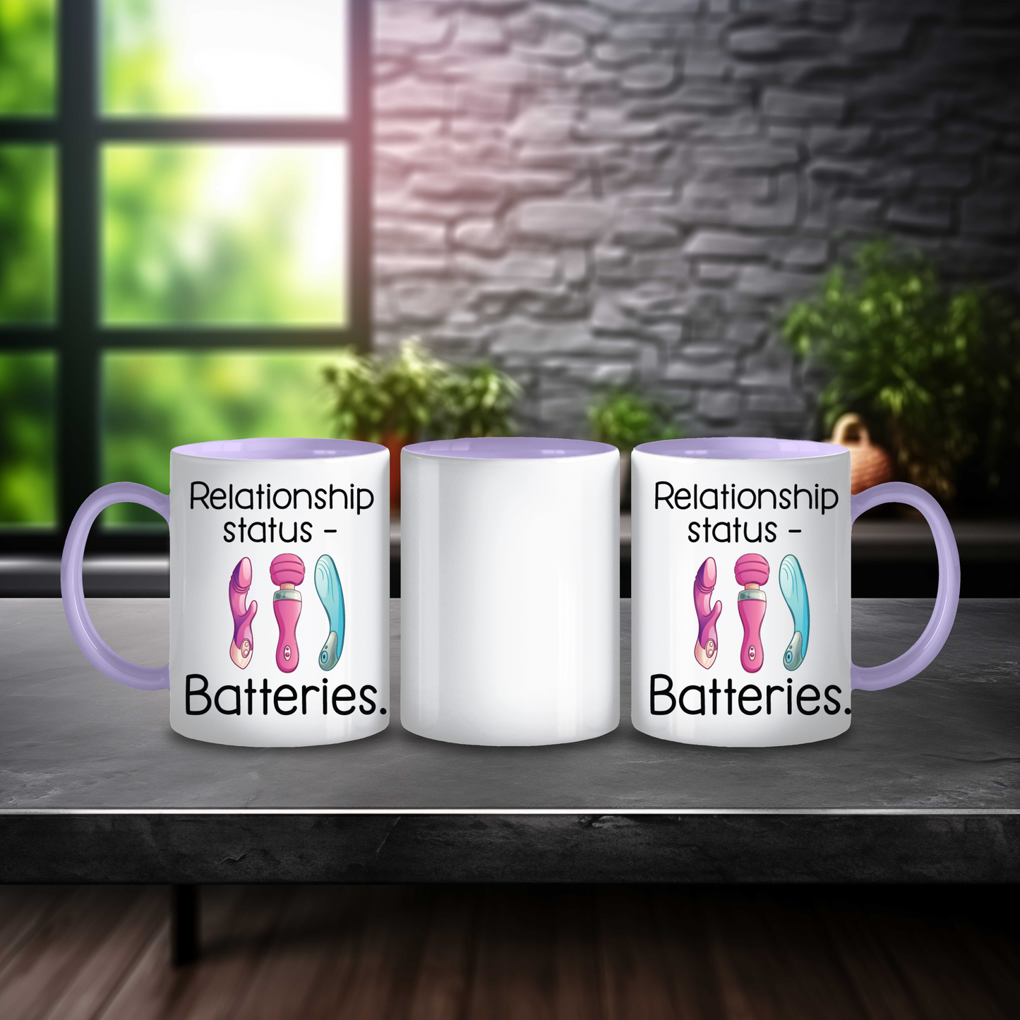Relationship Status Batteries Mug