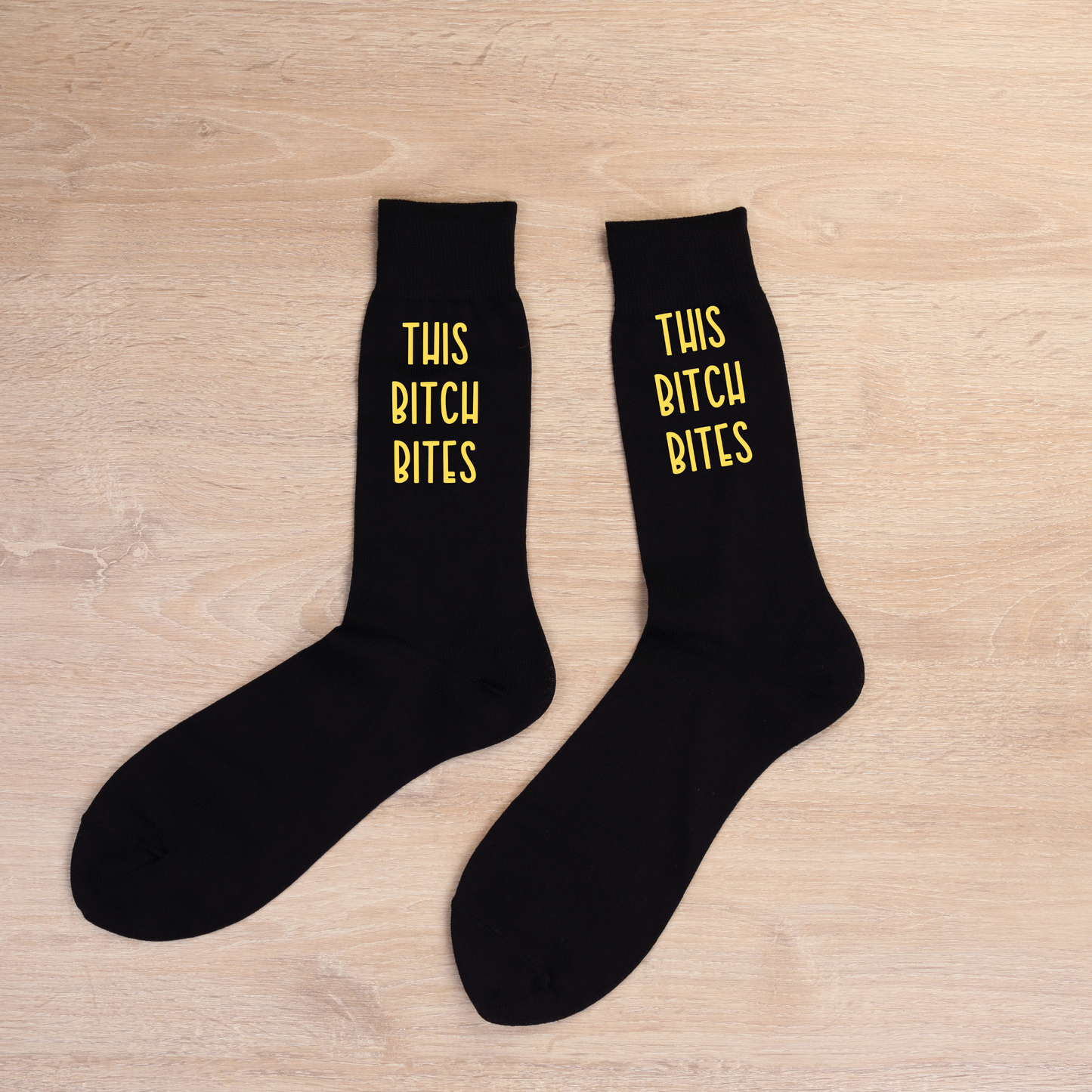 Funny Custom Text Socks - Unisex Novelty Gift