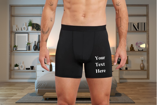 Design Your Own Funny Black Boxers