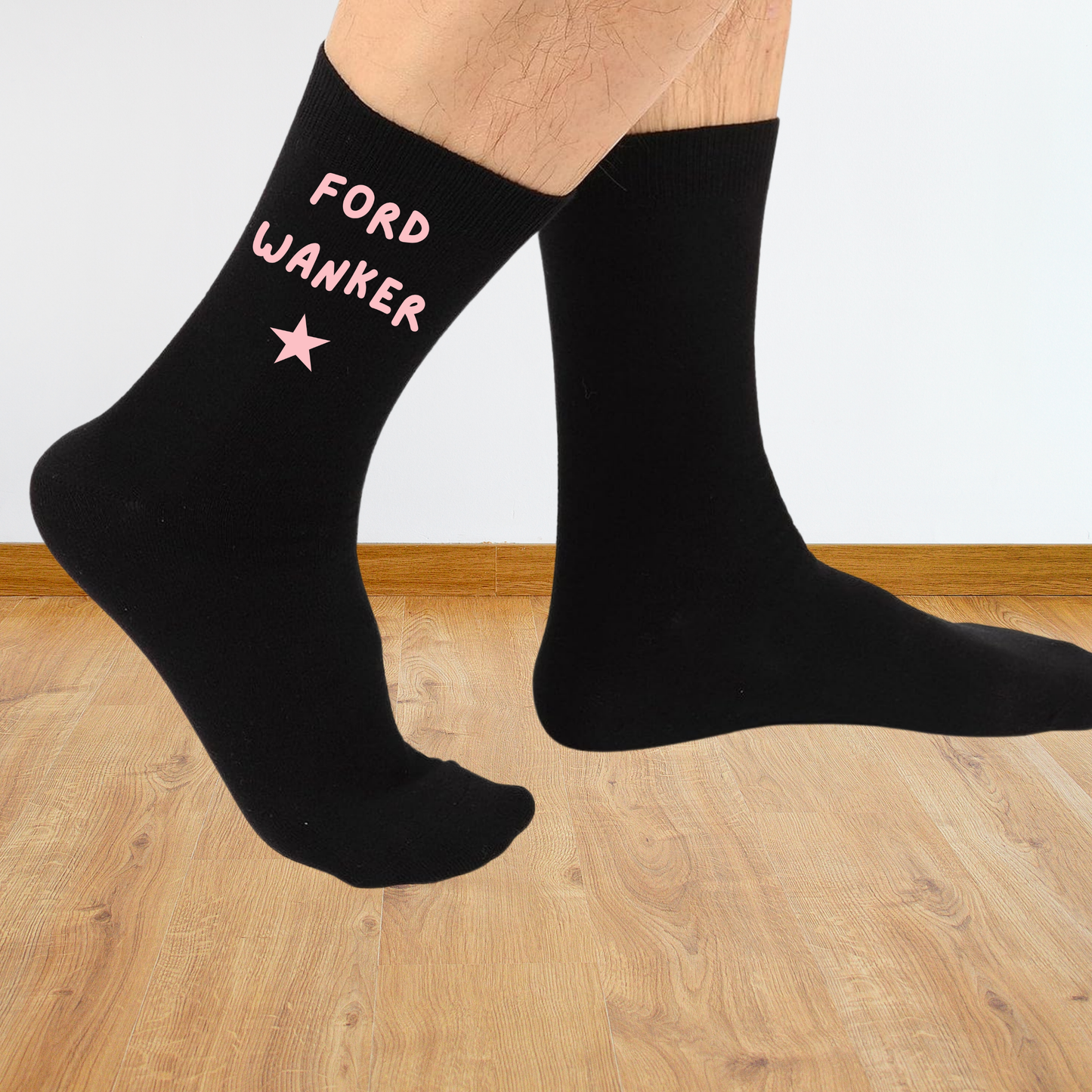 Funny Custom Text Socks - Unisex Novelty Gift