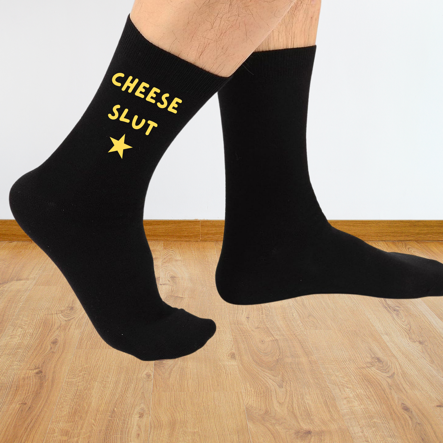 Funny Custom Text Socks - Unisex Novelty Gift