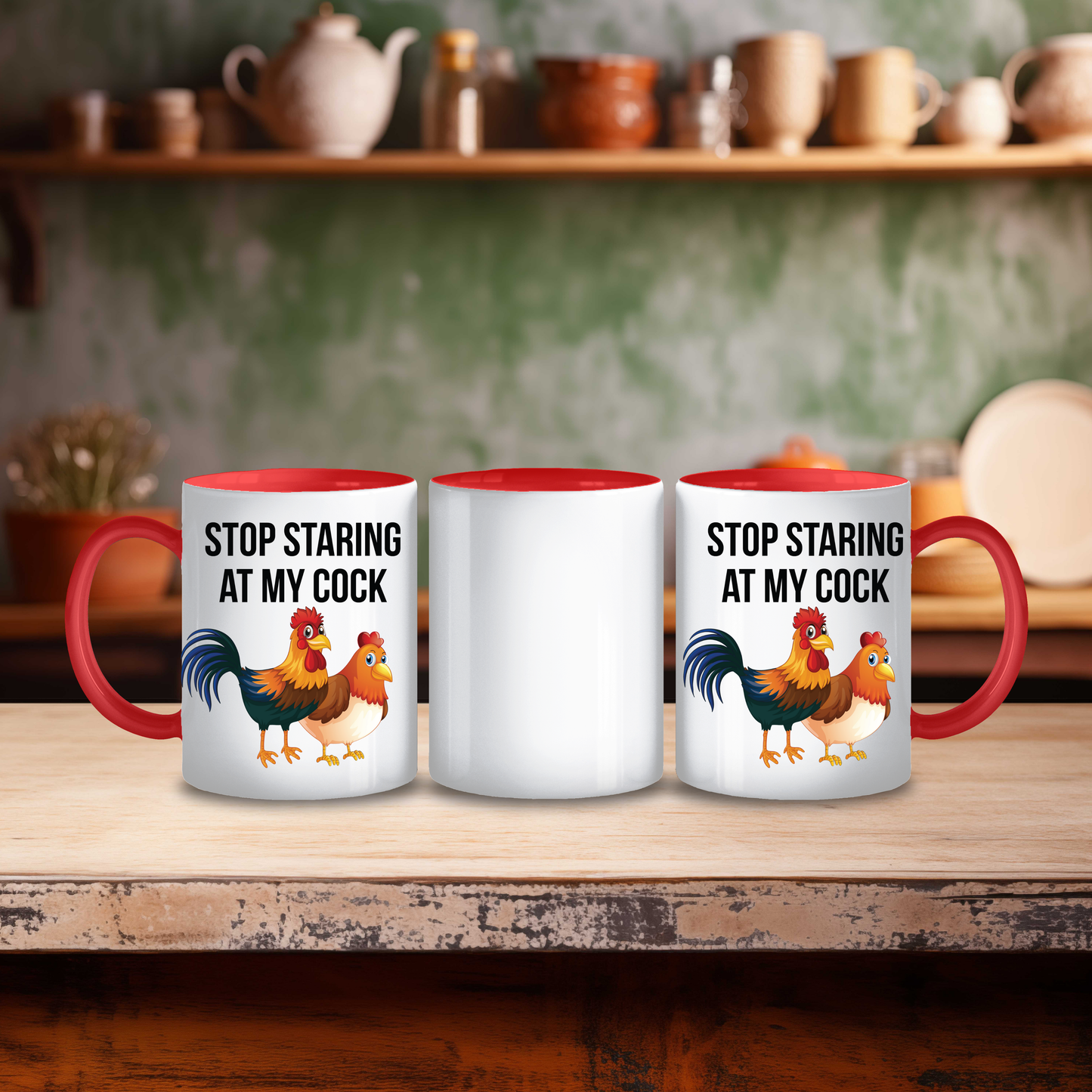Stop Staring at My C***” Mug