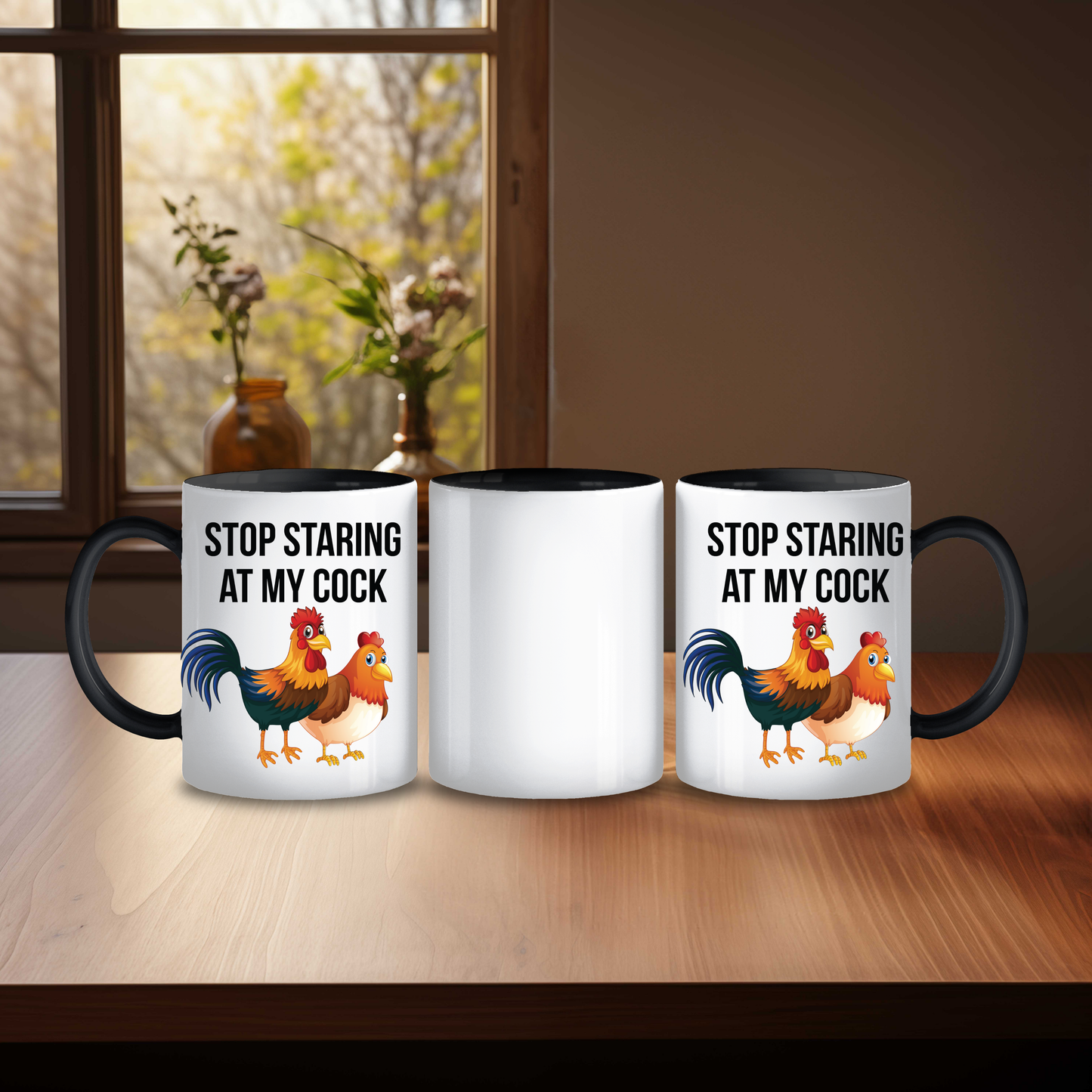 Stop Staring at My C***” Mug