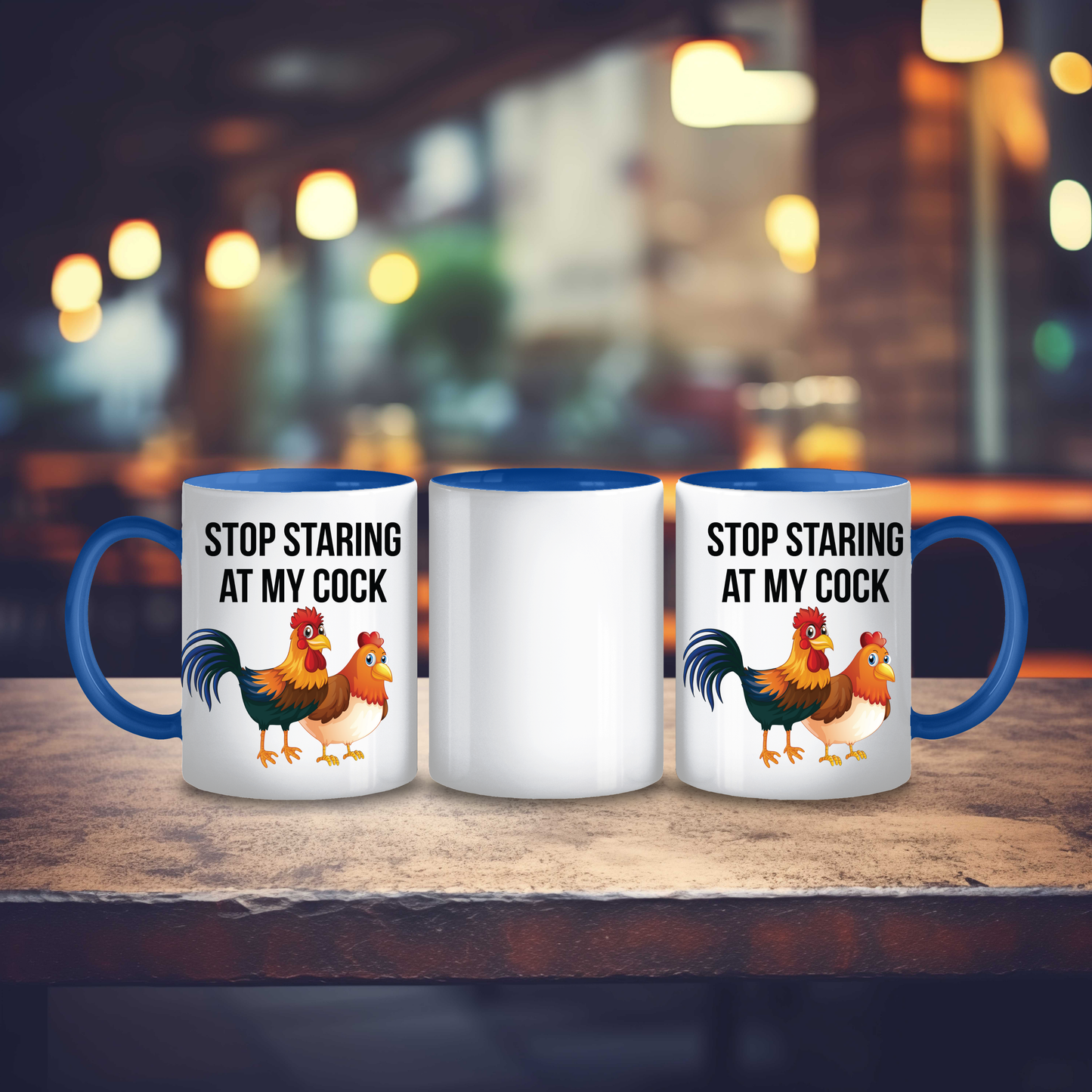 Stop Staring at My C***” Mug