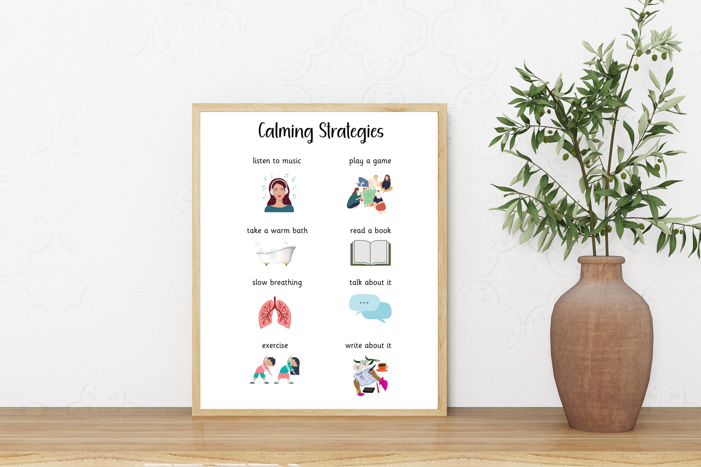 Calming Strategies Print
