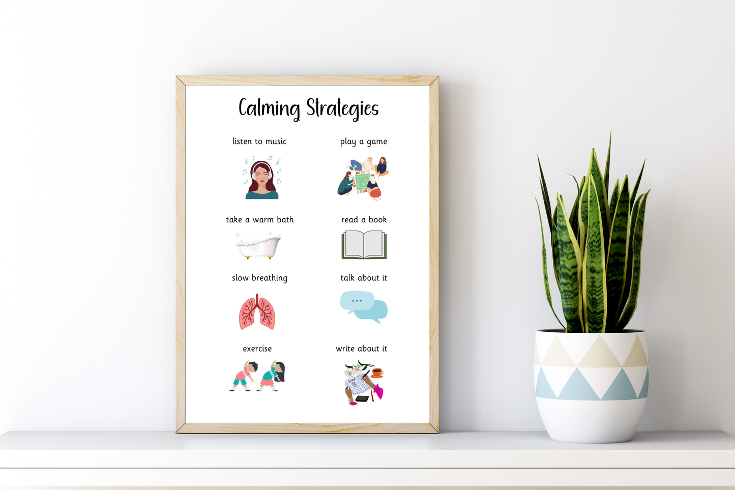 Calming Strategies Print