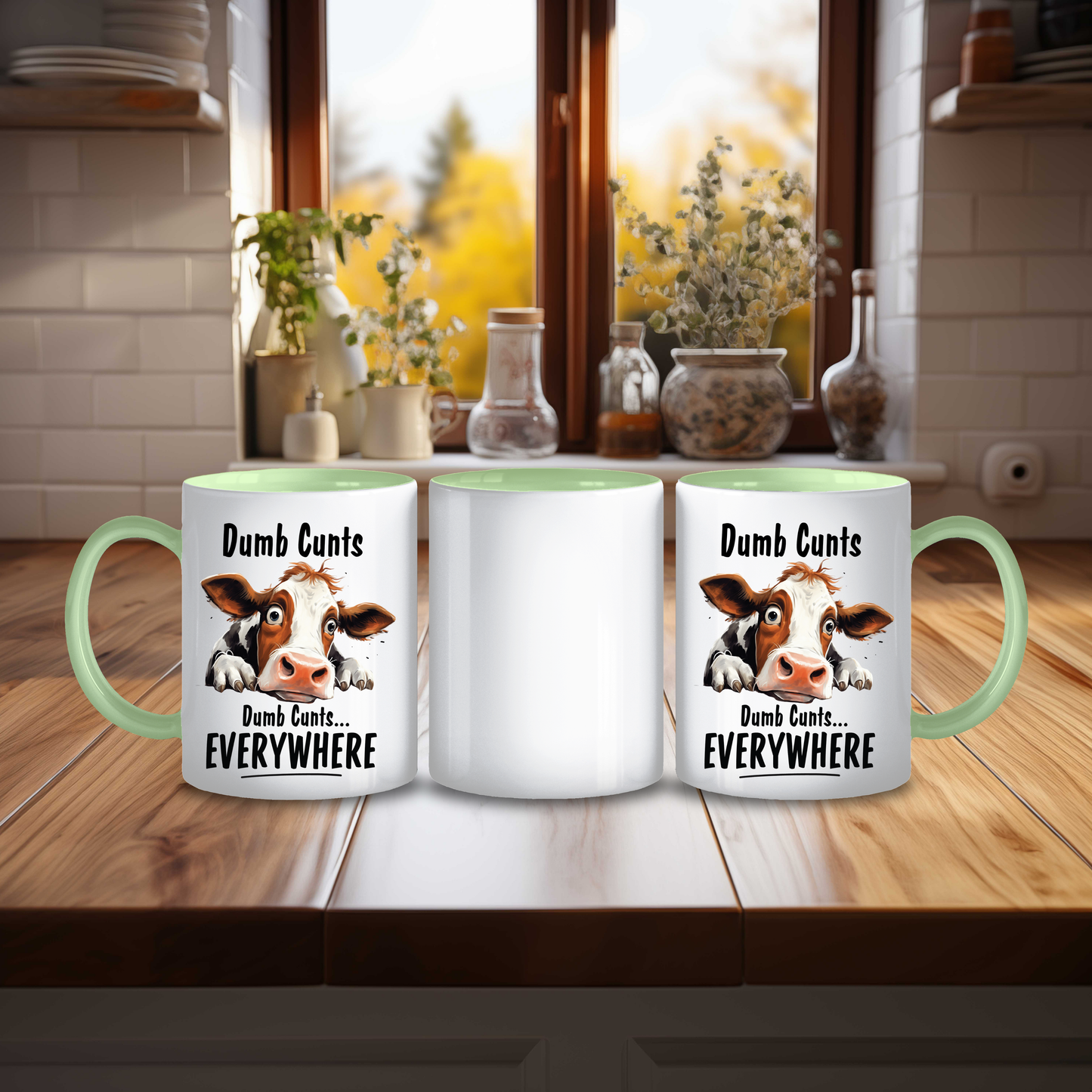 Sarcastic "Dumb C**t" Mug