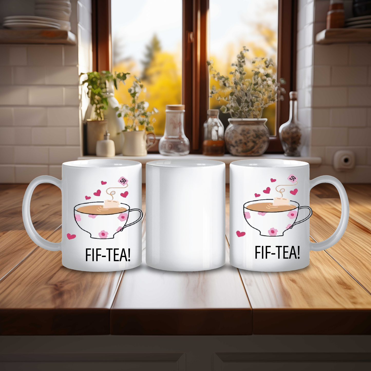 Milestone Birthday Tea Mug: 30th, 40th, 50th, 60th, 70th, 80th, 90th Gift