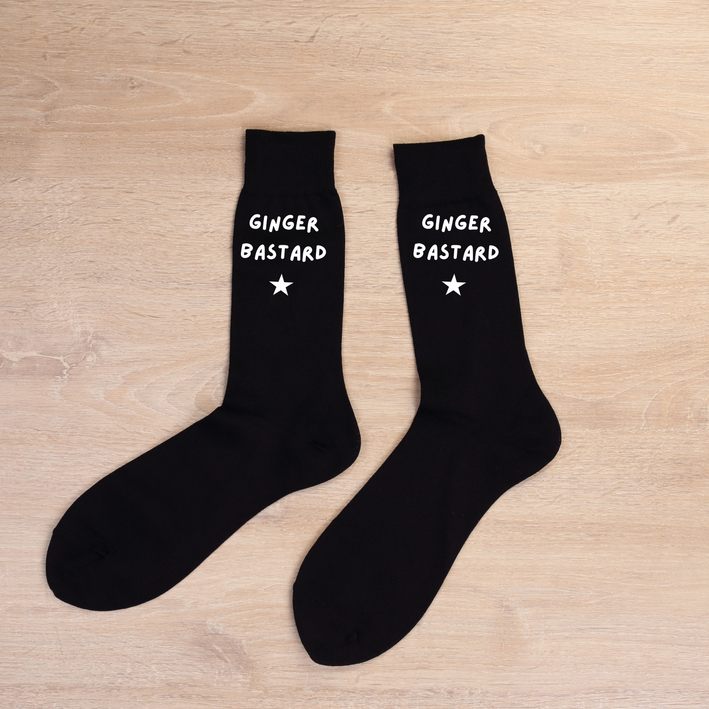 Funny Custom Text Socks - Unisex Novelty Gift