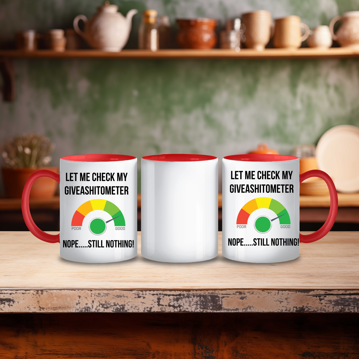 Give A Shit O ' Metre Mug