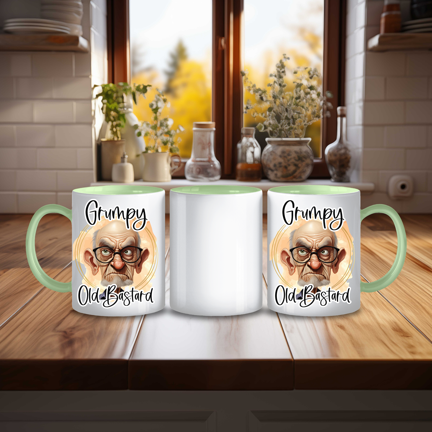 Funny "Grumpy Old Bastard" Coffee Mug