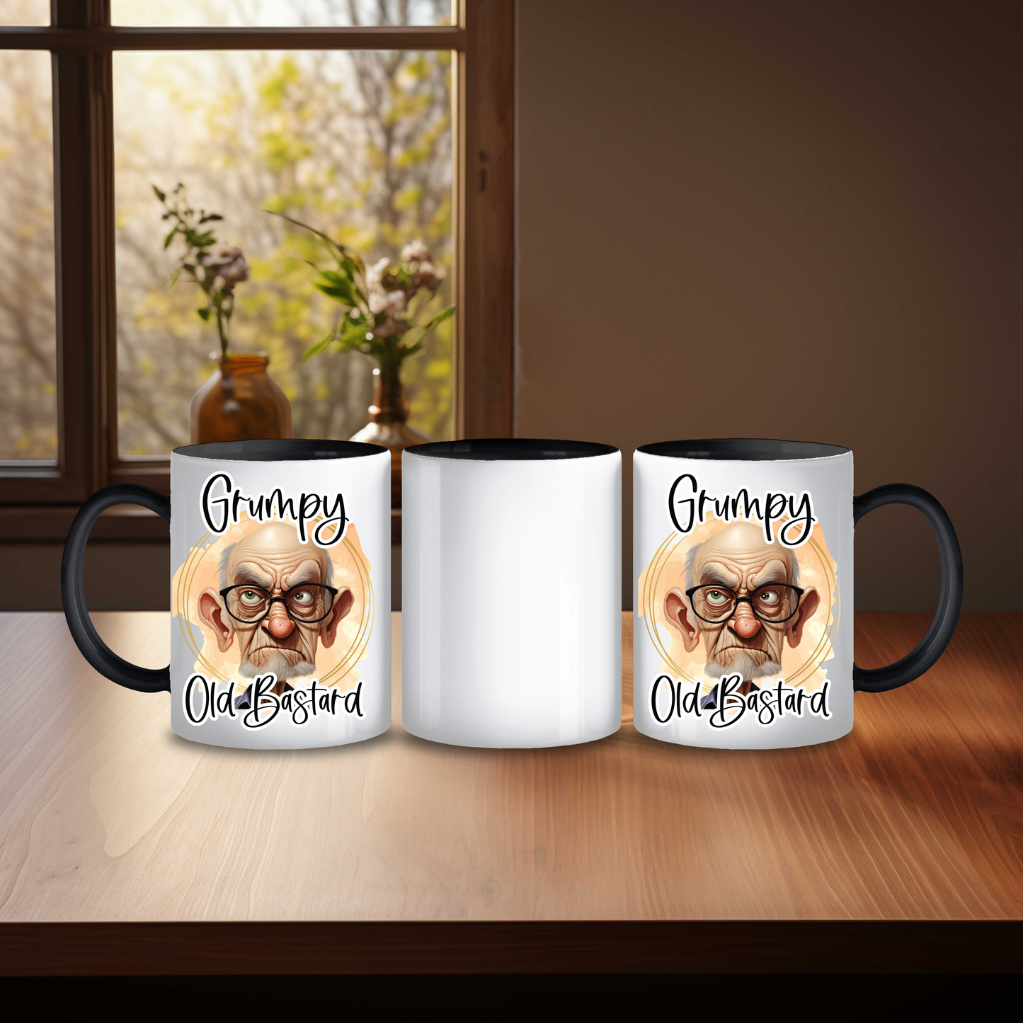 Funny "Grumpy Old Bastard" Coffee Mug