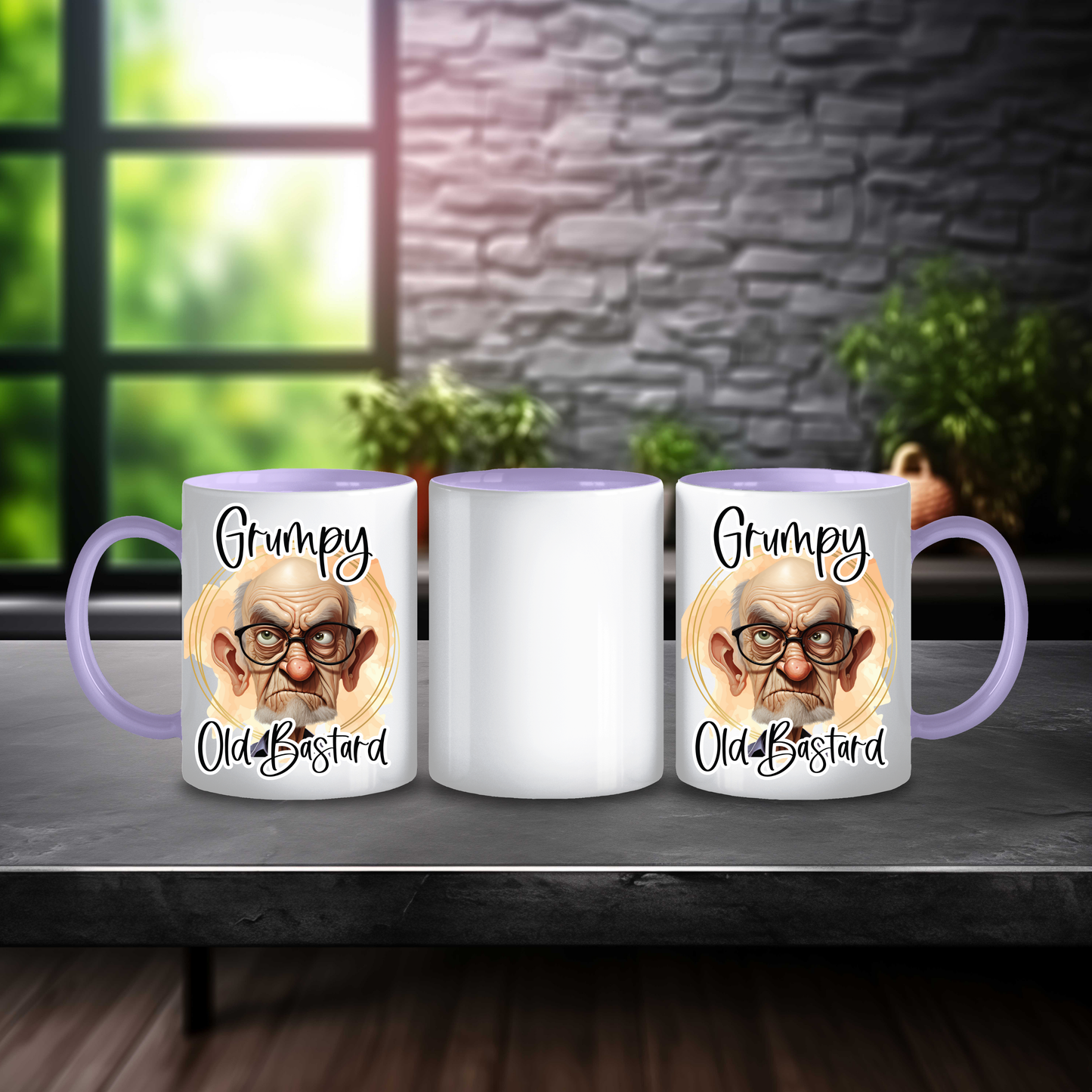 Funny "Grumpy Old Bastard" Coffee Mug