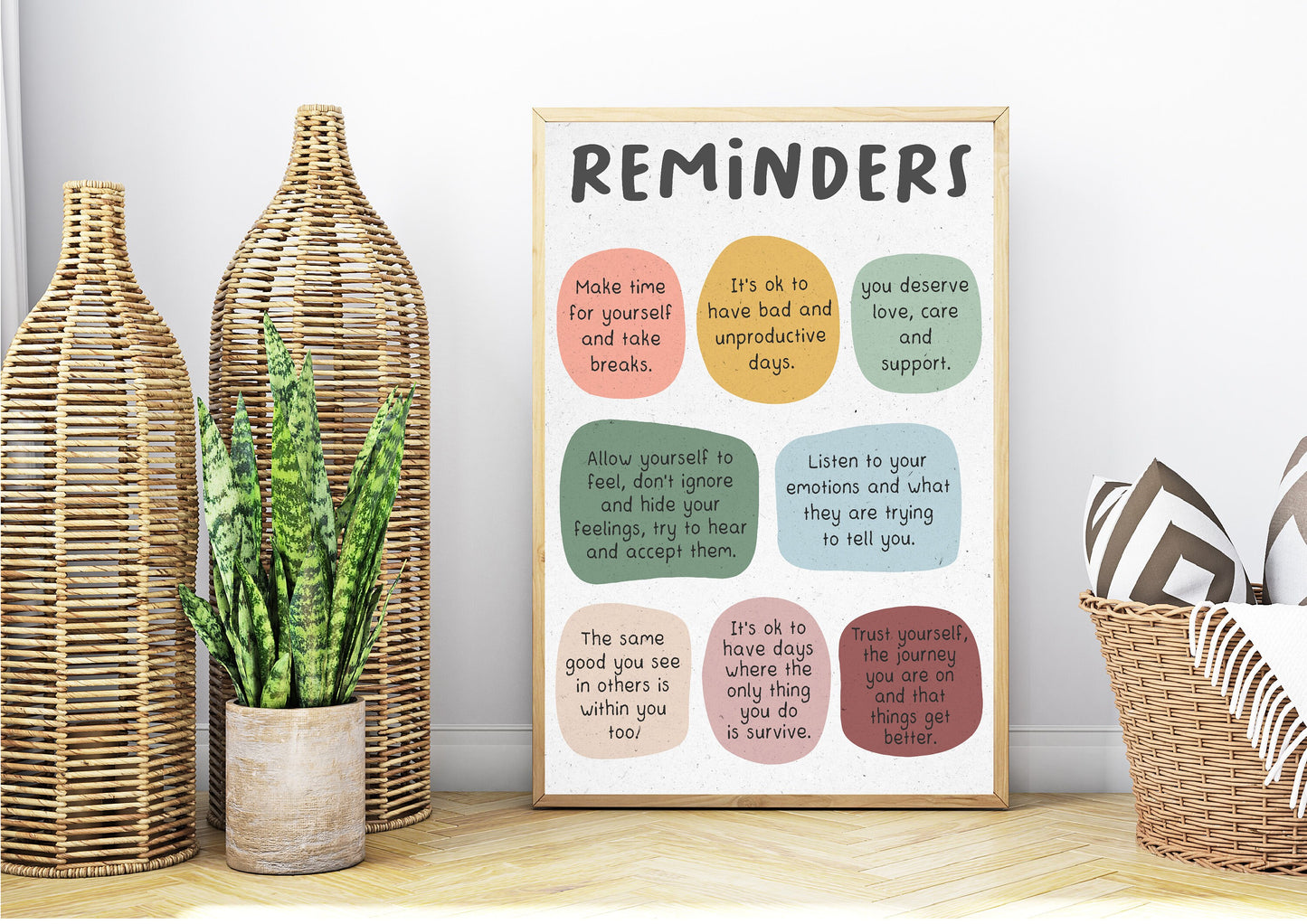 Words of Support Reminders Print