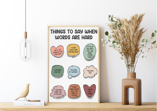 Words of Support Print