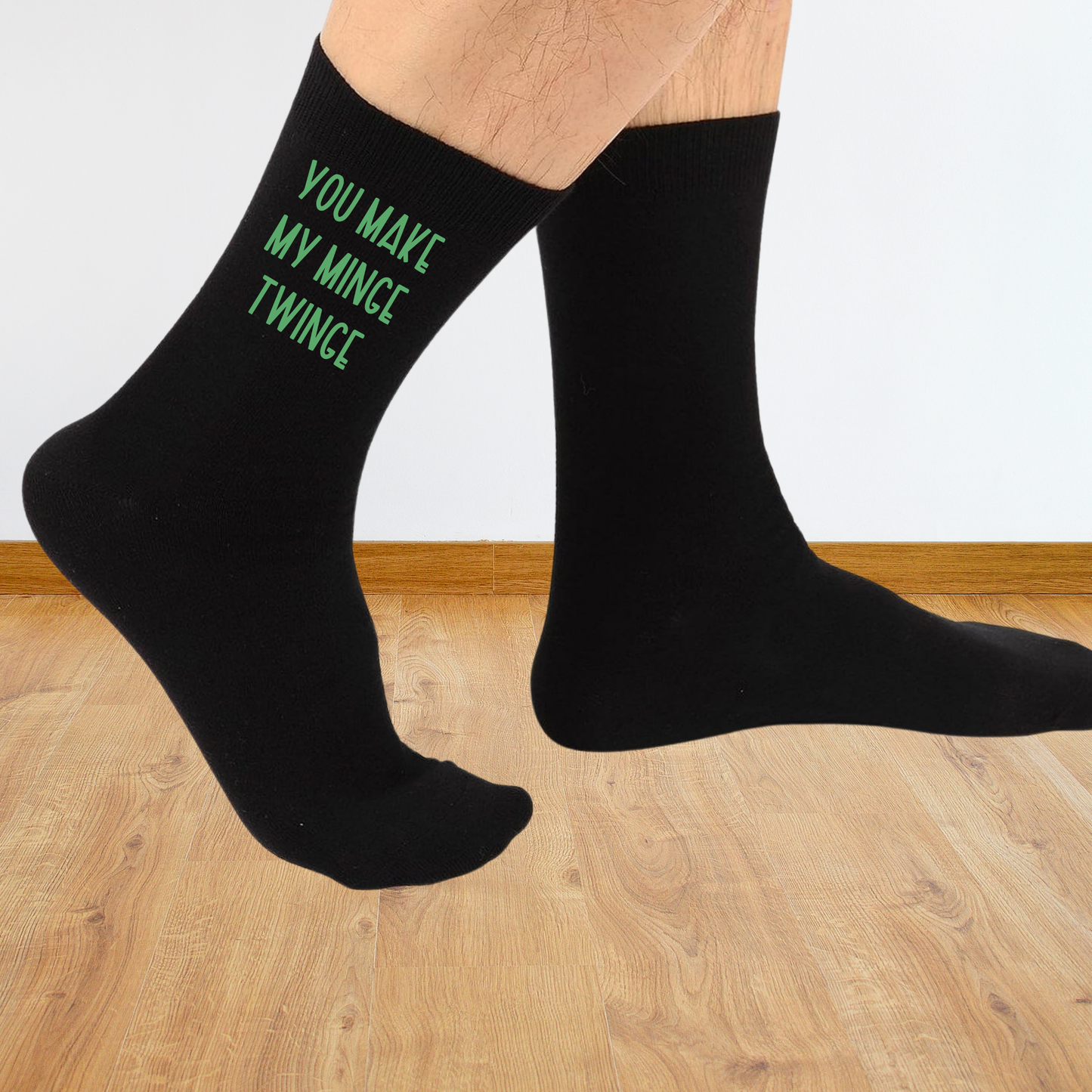 Funny Custom Text Socks - Unisex Novelty Gift