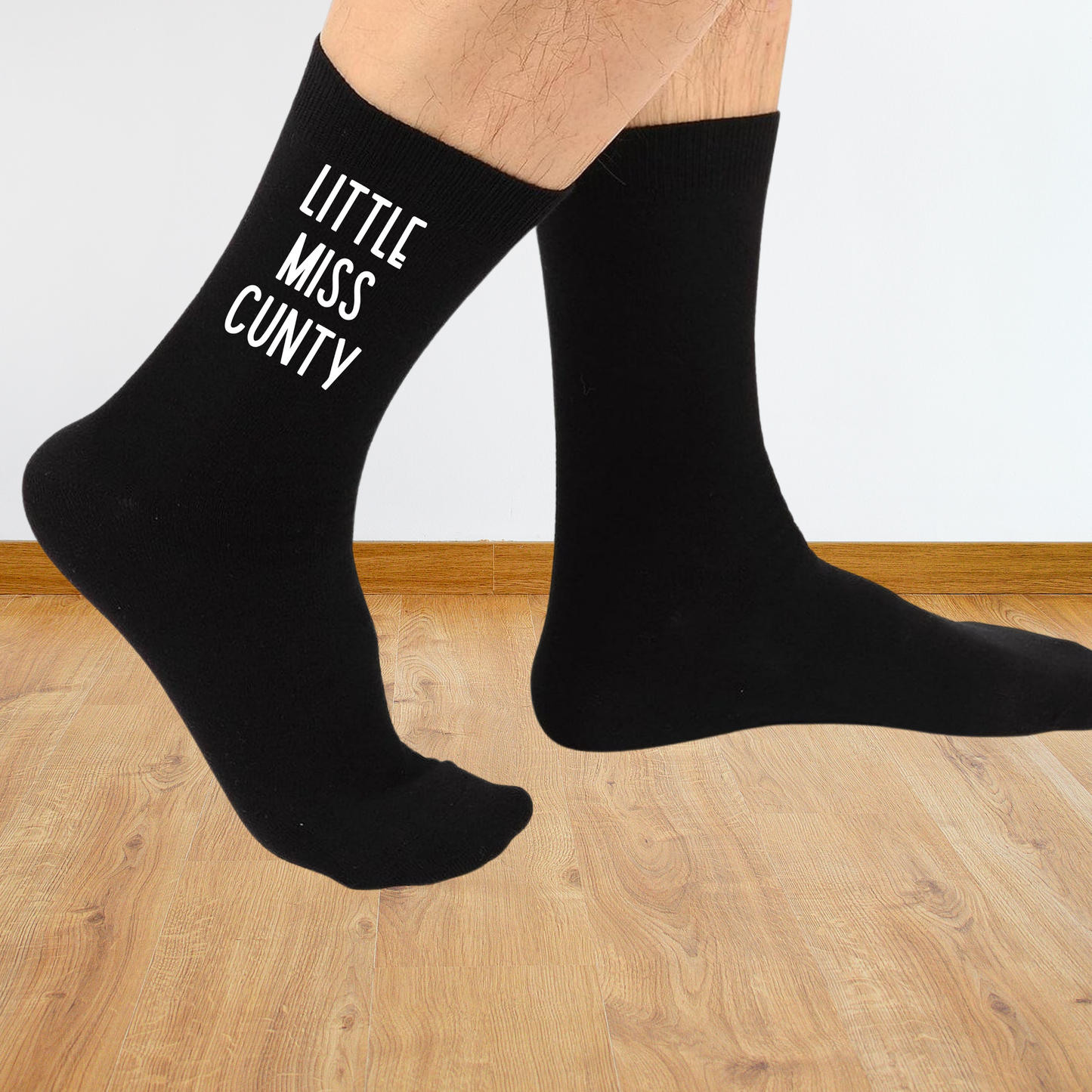 Funny Custom Text Socks - Unisex Novelty Gift