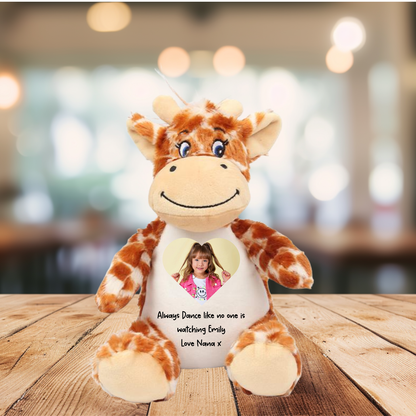 Personalised Bear – Custom Photo & Text Soft Toy